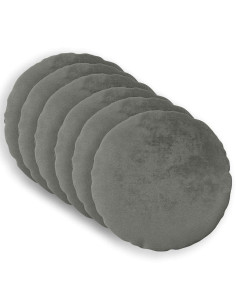 Federa 6 pz HEERLEN Grigio Scuro Diam. 40 cm Flanella 2