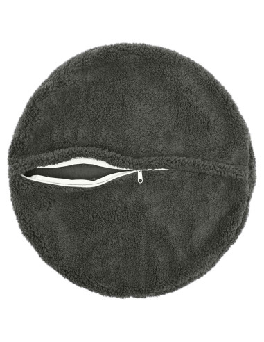 Federa 6 pz HEERLEN Grigio Scuro Diam. 50 cm Bouclé