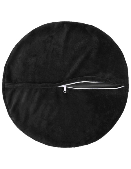 Federa 6 pz HEERLEN Nero Diam. 50 cm Flanella