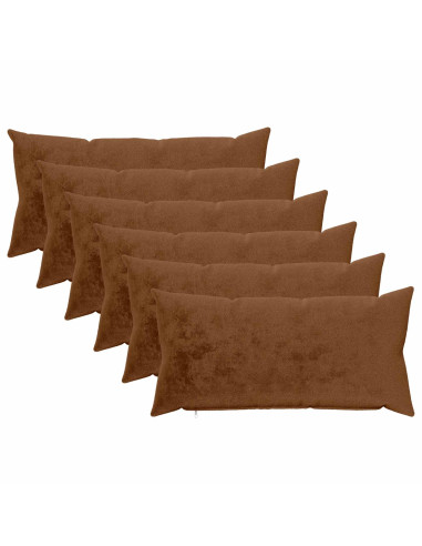 Federa 6 pz HEERLEN Marrone Chiaro 40 x 80 cm Flanella