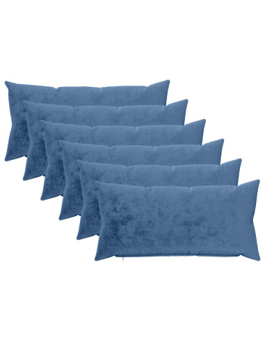 Federa 6 pz HEERLEN Azzurro 40 x 80 cm Flanella