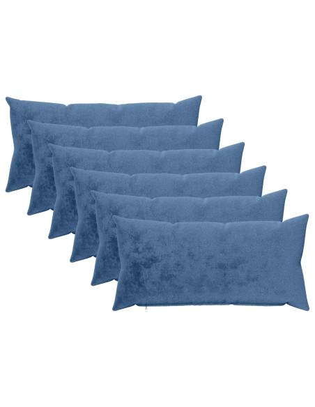 Federa 6 pz HEERLEN Azzurro 40 x 80 cm Flanella
