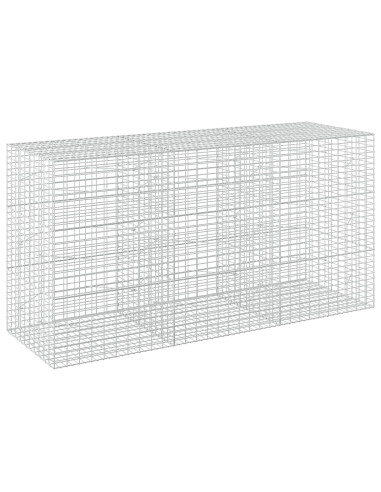 Gabione con Filo da 3,5 mm e Rete da 5x10 cm 300x100x150 cm