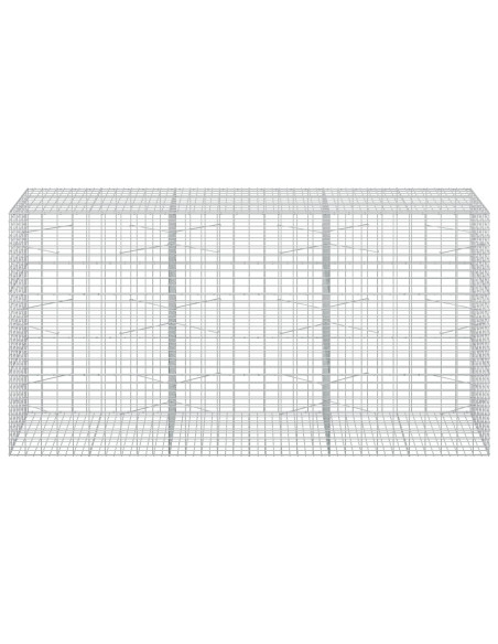 Gabione con Filo da 3,5 mm e Rete da 5x10 cm 300x100x150 cm