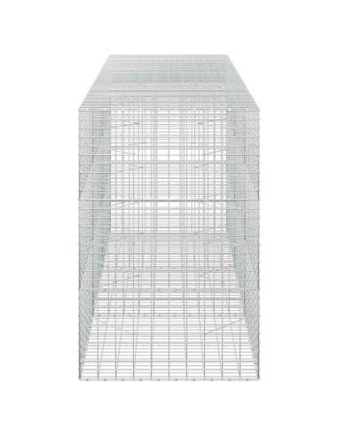 Gabione con Filo da 3,5 mm e Rete da 5x10 cm 300x100x150 cm