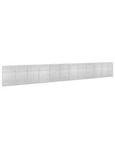Gabione con filo da 3,5 mm e rete da 5x2,5 cm 1150x20x150 cm 2