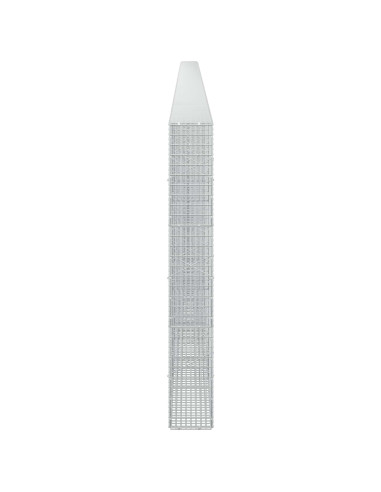 Gabione con filo da 3,5 mm e rete da 5x2,5 cm 1150x20x150 cm