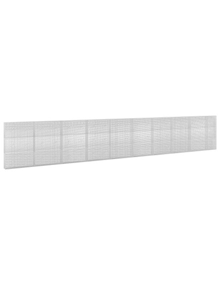 Gabione con filo da 3,5 mm e rete da 5x2,5 cm 950x20x150 cm
