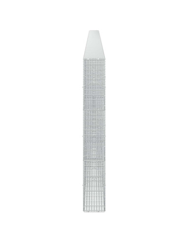 Gabione con filo da 3,5 mm e rete da 5x2,5 cm 950x20x150 cm