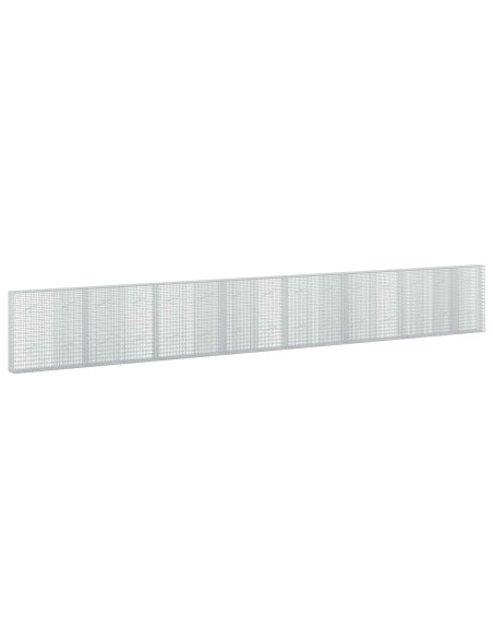 Gabione con filo da 3,5 mm e rete da 5x2,5 cm 750x20x100 cm
