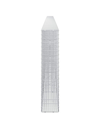 Gabione con filo da 3,5 mm e rete da 5x2,5 cm 750x20x100 cm