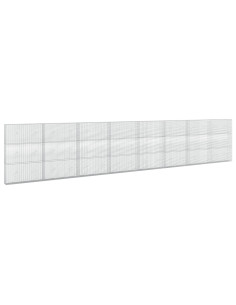 Gabione con filo da 3,5 mm e rete da 5x2,5 cm 800x20x150 cm 2