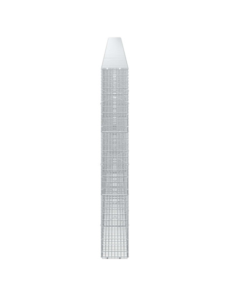 Gabione con filo da 3,5 mm e rete da 5x2,5 cm 800x20x150 cm
