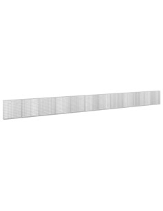 Gabione con filo da 3,5 mm e rete da 5x2,5 cm 1150x20x100 cm 2