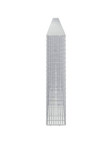 Gabione con filo da 3,5 mm e rete da 5x2,5 cm 1150x20x100 cm