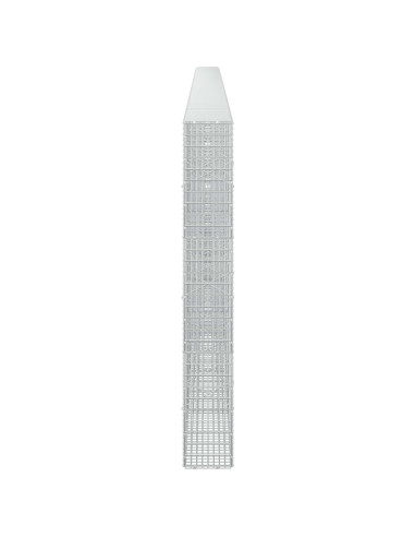 Gabione con filo da 3,5 mm e rete da 5x2,5 cm 850x20x150 cm