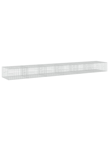 Gabione con Filo da 3,5 mm e Rete da 5x10 cm 600x100x50 cm