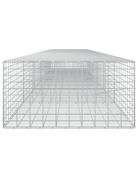 Gabione con Filo da 3,5 mm e Rete da 5x10 cm 600x100x50 cm