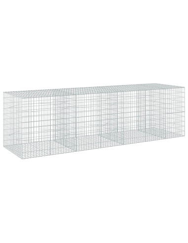Gabione con Filo da 3,5 mm e Rete da 5x10 cm 350x100x100 cm