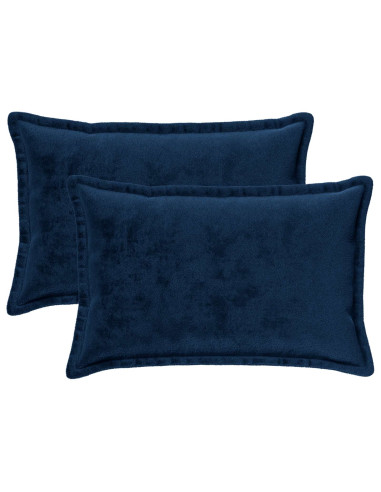 Federa 2 pz HOUTEN Blu navy 40 x 60 cm Flanella