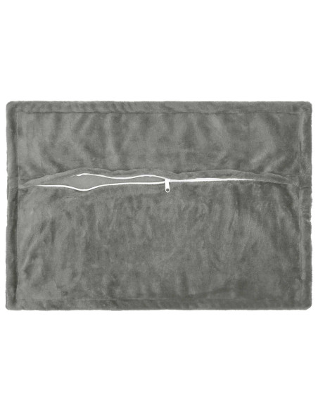 Federa 2 pz HOUTEN Grigio Scuro 40 x 60 cm Flanella