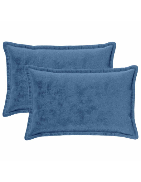 Federa 2 pz HOUTEN Azzurro 40 x 60 cm Flanella