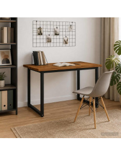 Tavolo da pranzo con bordo vivo 120 x 80 x 75 cm