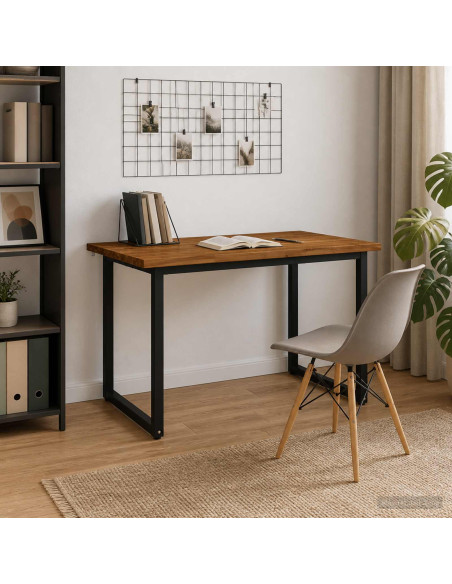 Tavolo da pranzo con bordo vivo 120 x 80 x 75 cm