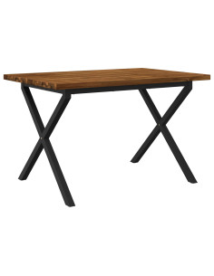 Tavolo da pranzo quadrato 120 x 70 x 75 cm 2