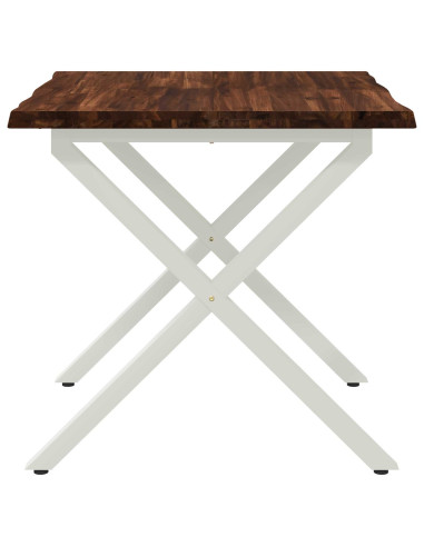 Tavolo da pranzo con bordo vivo 70 x 70 x 75 cm