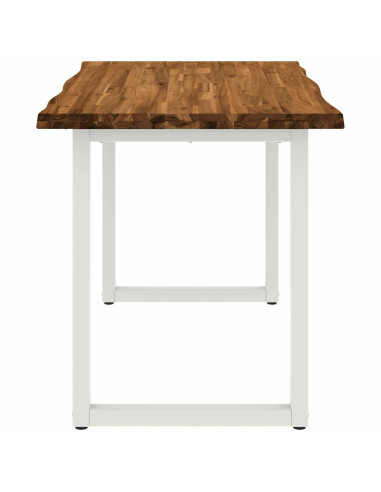 Tavolo da pranzo con bordo vivo 120 x 70 x 75 cm