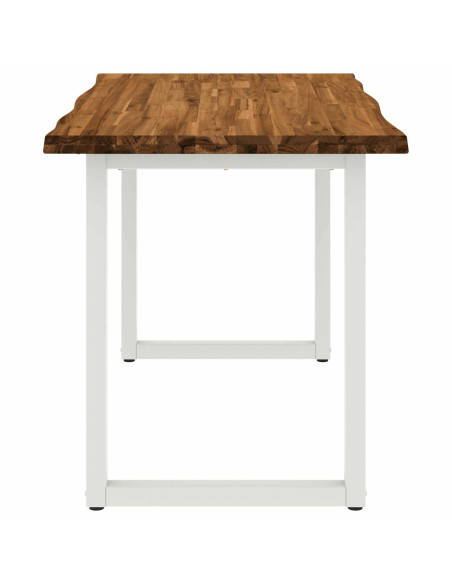 Tavolo da pranzo con bordo vivo 120 x 70 x 75 cm