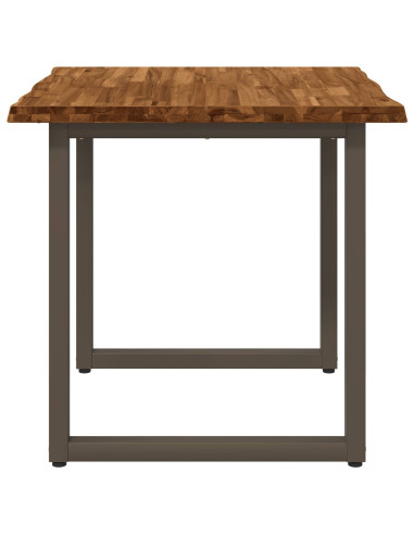 Tavolo da pranzo con bordo vivo 80 x 80 x 75 cm