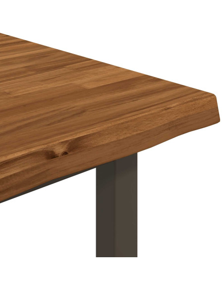 Tavolo da pranzo con bordo vivo 80 x 80 x 75 cm