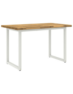 Tavolo da pranzo con bordo vivo 120 x 70 x 75 cm 2