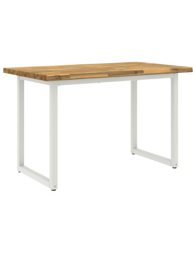 Tavolo da pranzo con bordo vivo 120 x 70 x 75 cm
