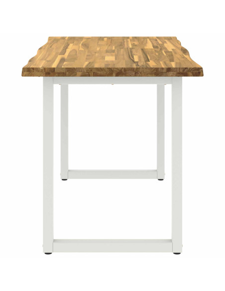 Tavolo da pranzo con bordo vivo 120 x 70 x 75 cm