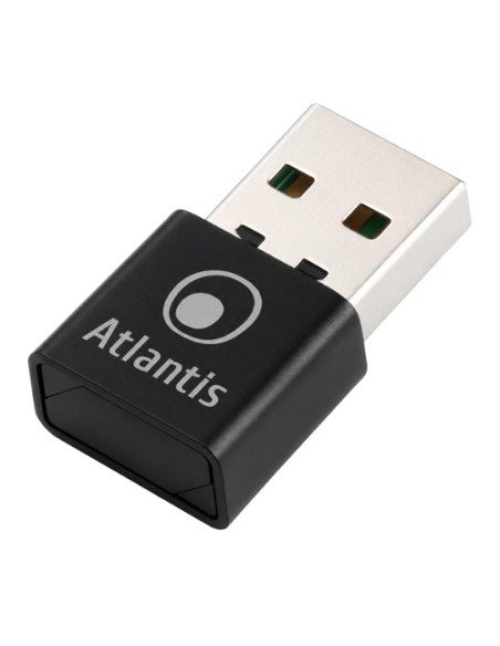 ADATTATORE WIRELESS + BLUETOOTH 5.3 - AX900 DUAL BAND -WI-FI6 - ATLANTIS USB 1T1R 287MBPS A 2.4GHZ +600MBPS A 5GHZ -A02-U910BT53