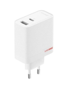 REALME AILMENTATORE 4SUPERVOOC 80W Dual Ports GaN Adapter with Type-C Cable White EU -  OSAB7CF3AE