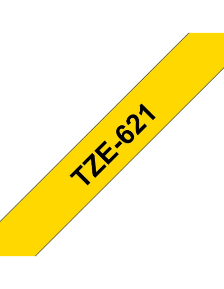 BROTHER TZE621 NASTRO TZ NERO / GIALLO
