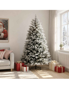 Albero di Natale Artificiale con Rami Pieghevoli 180 cm