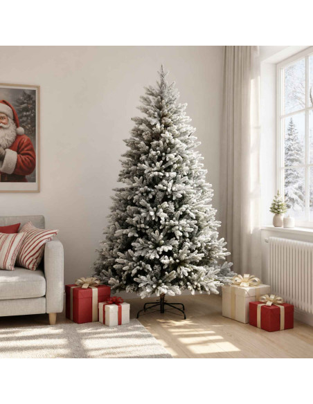 Albero di Natale Artificiale con Rami Pieghevoli 180 cm