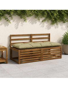 Cuscino per panchina VIANEN 100% Poliestere Verde chiaro