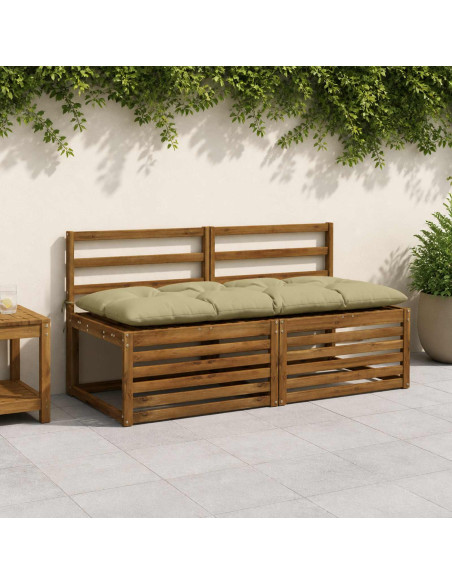 Cuscino per panchina VIANEN 100% Poliestere Verde chiaro