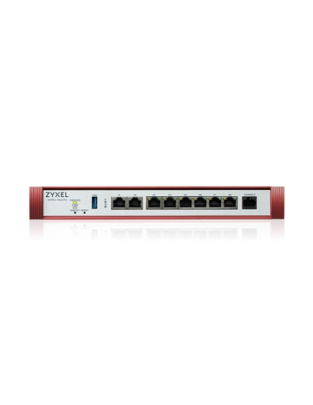 FIREWALL ZYXEL USGFlex Security Gateway 200H VPN:100IPSec/L2TP, 50SSL WAN, 6xLAN + 2x2.5Gbe, Fanless, fino a 50 utenti