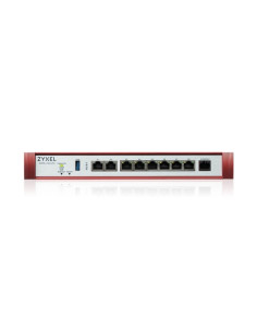 FIREWALL ZYXEL USGFlex Security Gateway 200HP VPN:100IPSec/L2TP, 50SSL WAN, 6xLAN + 1x2.5 1x2.5 POE 30W Fanless, fino a 50 utent