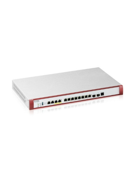 FIREWALL ZYXEL USGFlex Security Gateway 700H VPN:1000 IPSec/L2TP, 500 SSL, 8x1 2x2.5 2x10MPOE 2xSFP+, +1Y Sec Pack x1000 utenti