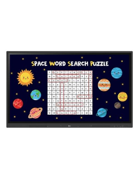 MONITOR TOUCH Interattivo LG 75TR3DK-B.MUEQ 75"IPS 3840x2160 8GB 64GB storage 15x2W MM Android 13 GOOGLE EDLA Staffa non inclusa