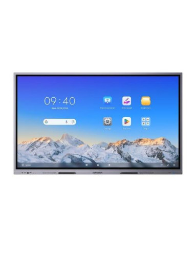 MONITOR TOUCH Interattivo HIKVISION 98'' 4K,Wi-fi/BT, Android 13,8GB,128GB,CAM8MP AI,GOOGLE EDLA, Staffa inc. *RICHIEDI IL BID*