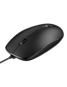 MOUSE USB ATLANTIS MX15 3 TASTI + SCROLL - NERO - DPI 1000/1600/2000 - CAVO 1.5M - P009-MX15-UB - NERO